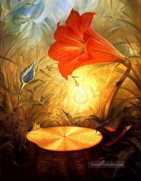 moderne zeitgenössische 03 Surrealismus Tulpenblume Ölgemälde